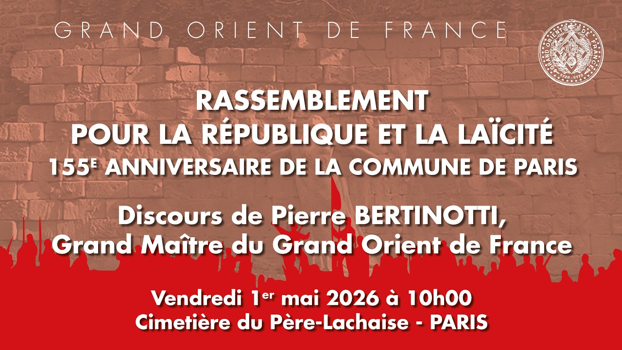 Rassemblement pour la République et la Laïcité le 1er mai 2026 à Paris