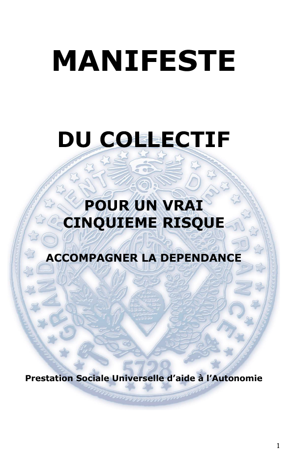 Manifeste du collectif pour un vrai cinquième risque