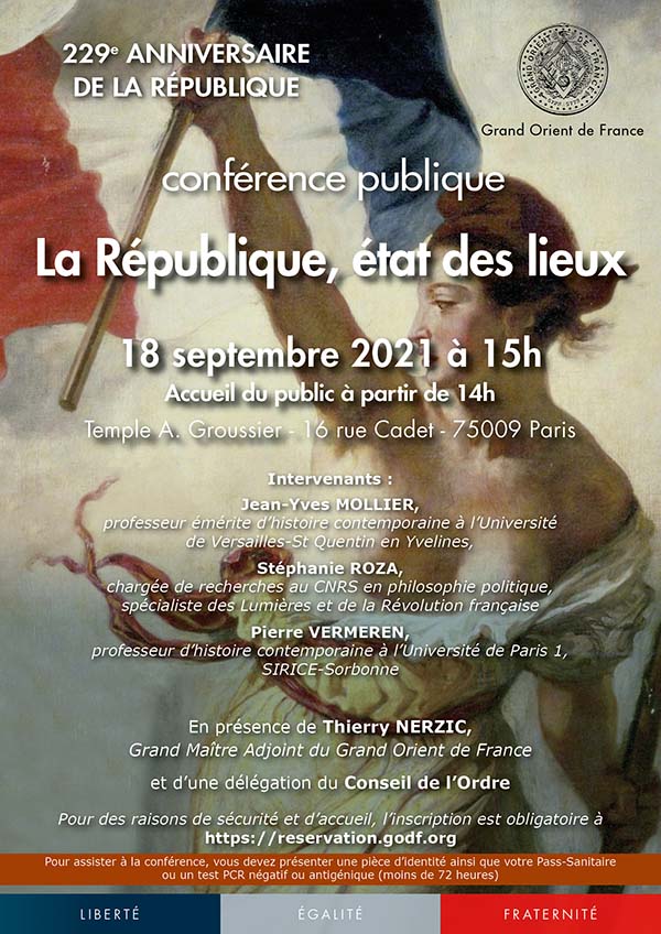 La République, état des lieux (229e anniversaire de la République)