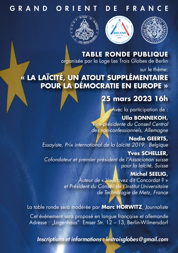 La laïcité, un atout supplémentaire pour la démocratie en Europe ?