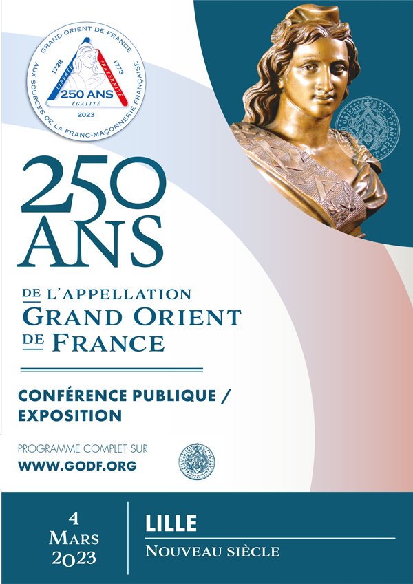 Lille - 250 ans de l'appellation Grand Orient de France