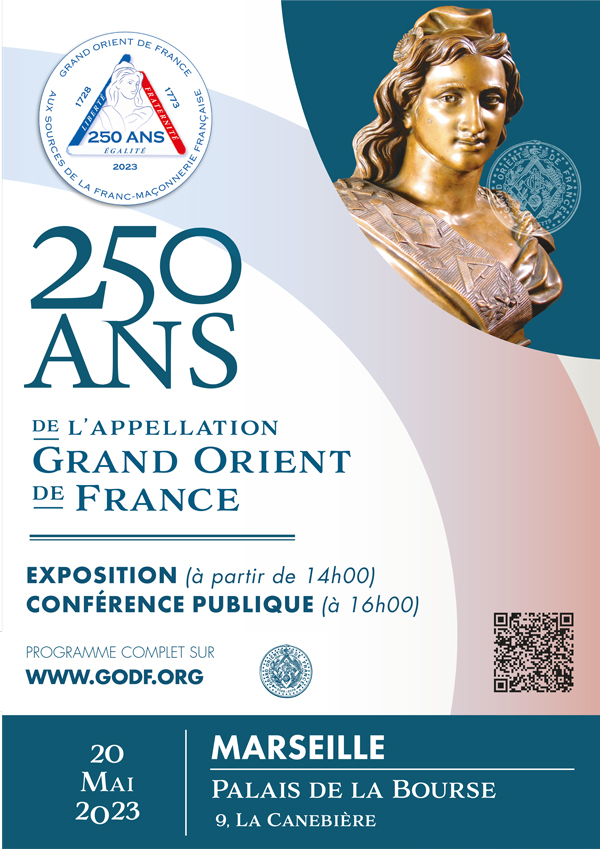 Marseille - 250 ans de l'appellation Grand Orient de France