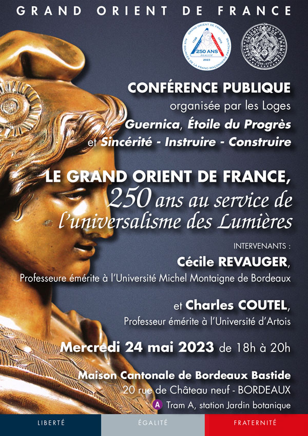Le Grand Orient de France, 250 ans au service de l’universalisme des Lumières