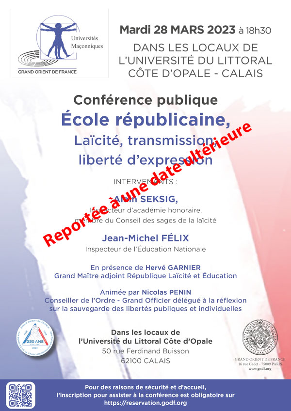École républicaine, Laïcité, transmission, liberté d’expression