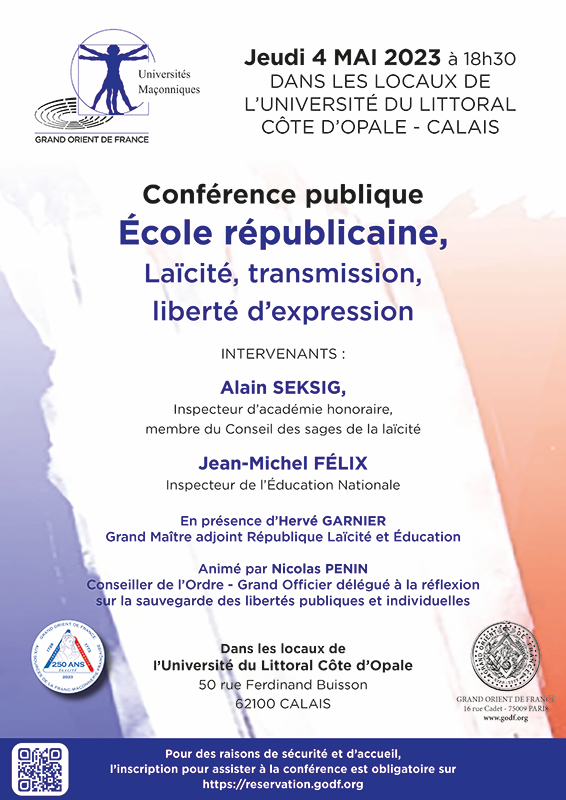 École républicaine, Laïcité, transmission, liberté d’expression