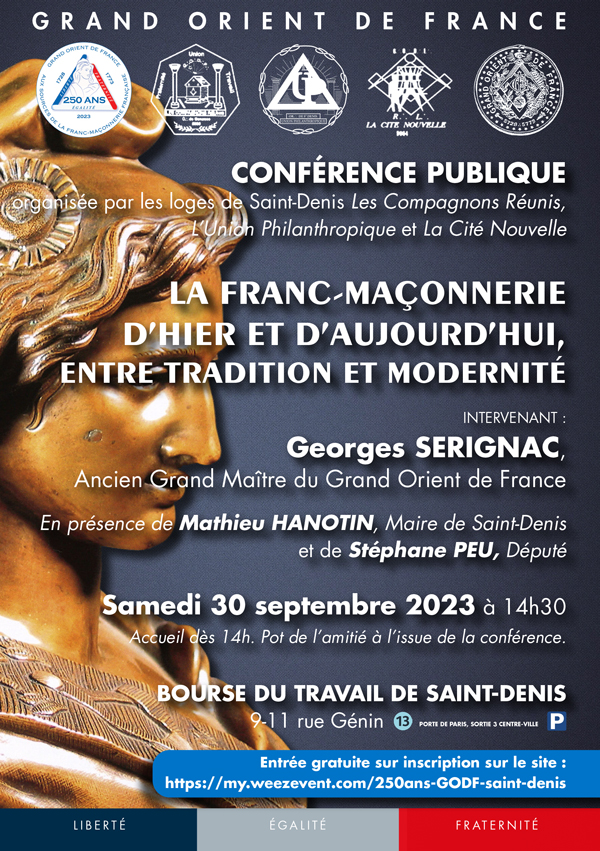 La Franc-Maçonnerie d'hier et d'aujourd'hui, entre tradition et modernité