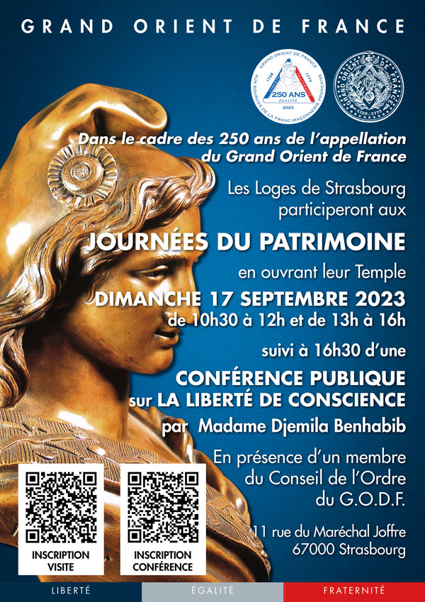 Journées du Patrimoine 2023 à Strasbourg