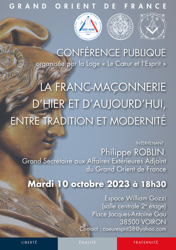 La Franc-Maçonnerie d'hier et d'aujourd'hui, entre tradition et modernité