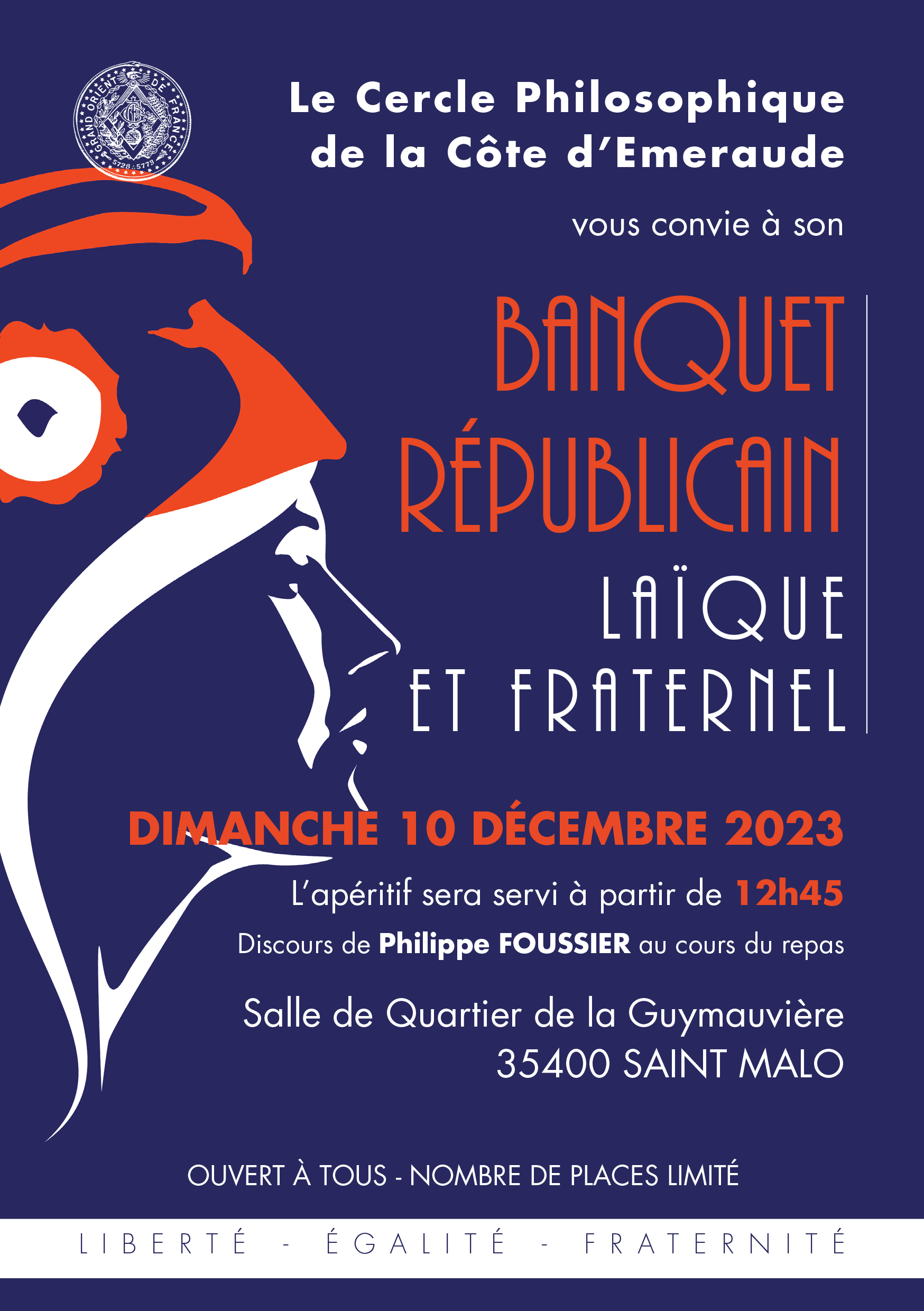 Banquet républicain, laïque et fraternel
