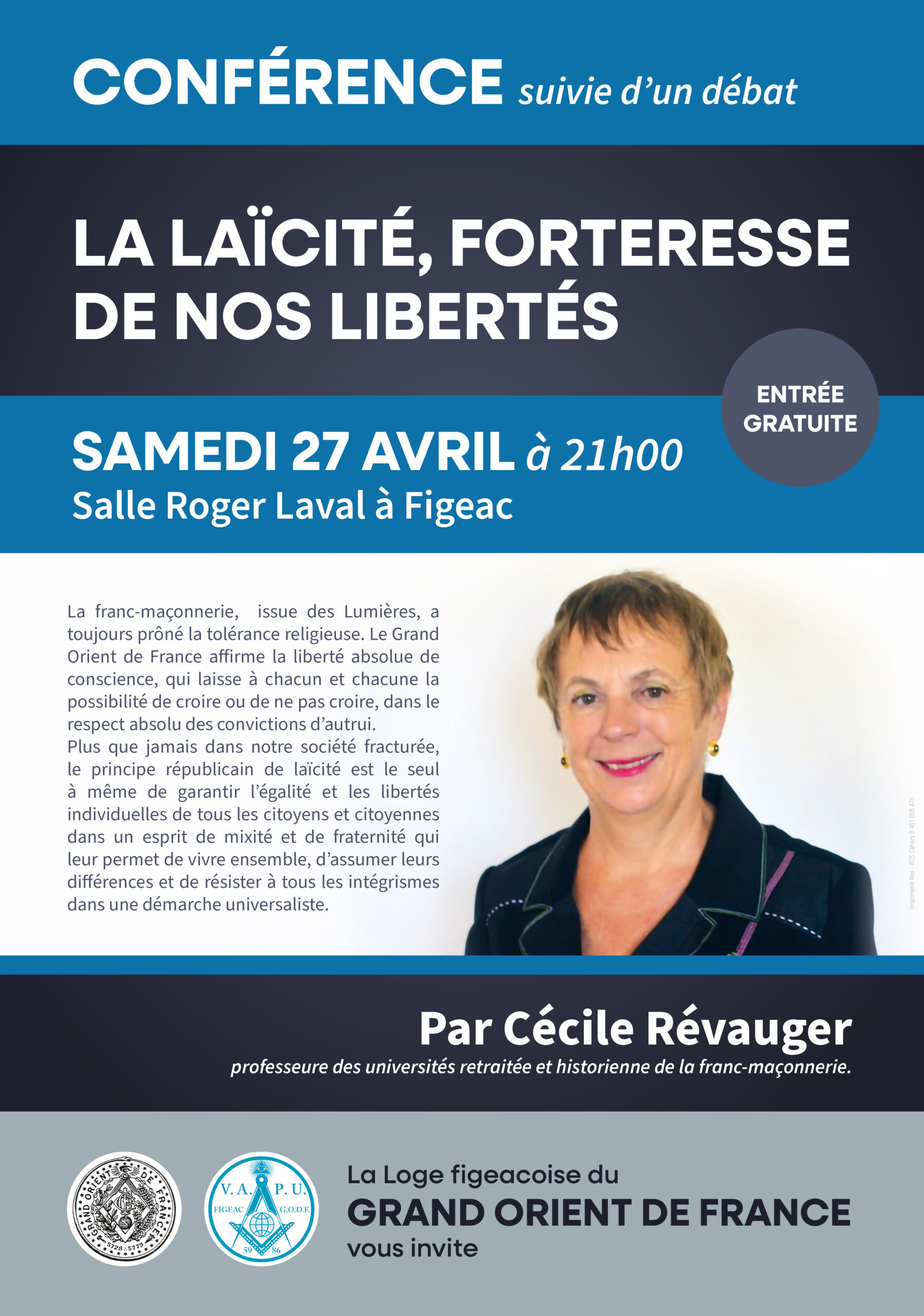 La laïcité, forteresse de nos libertés