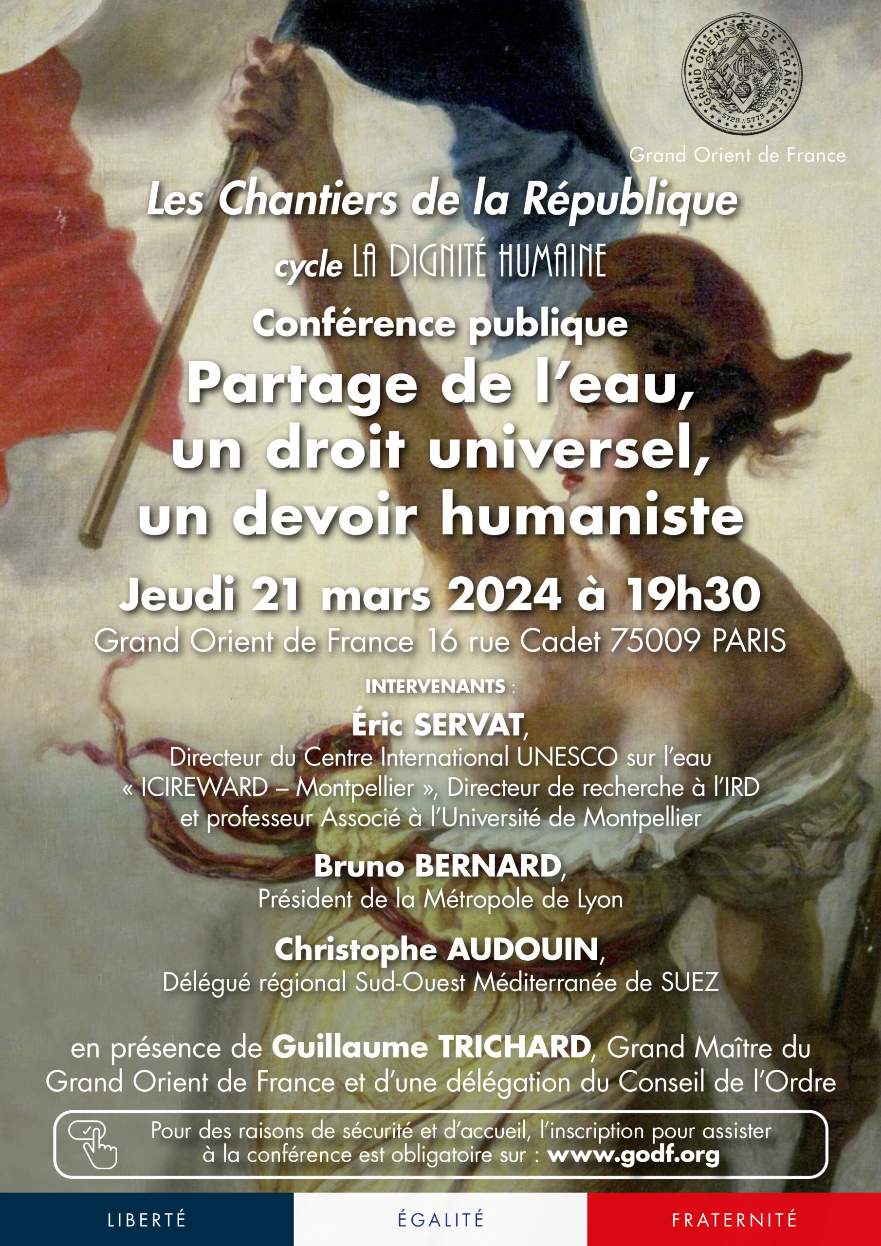 Partage de l’eau, un droit universel, un devoir humaniste