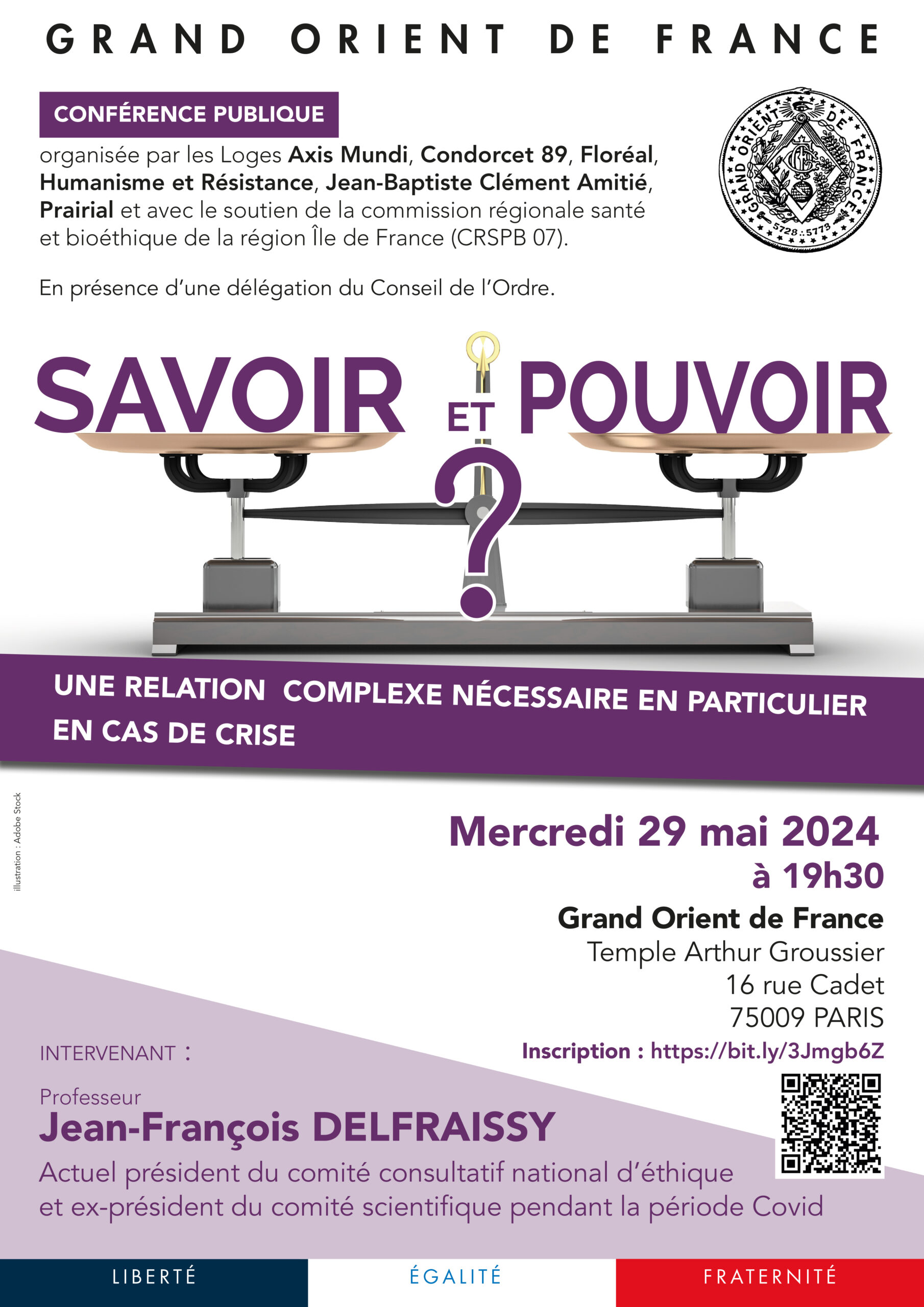 Savoir et Pouvoir. Une relation complexe nécessaire en particulier en cas de crise