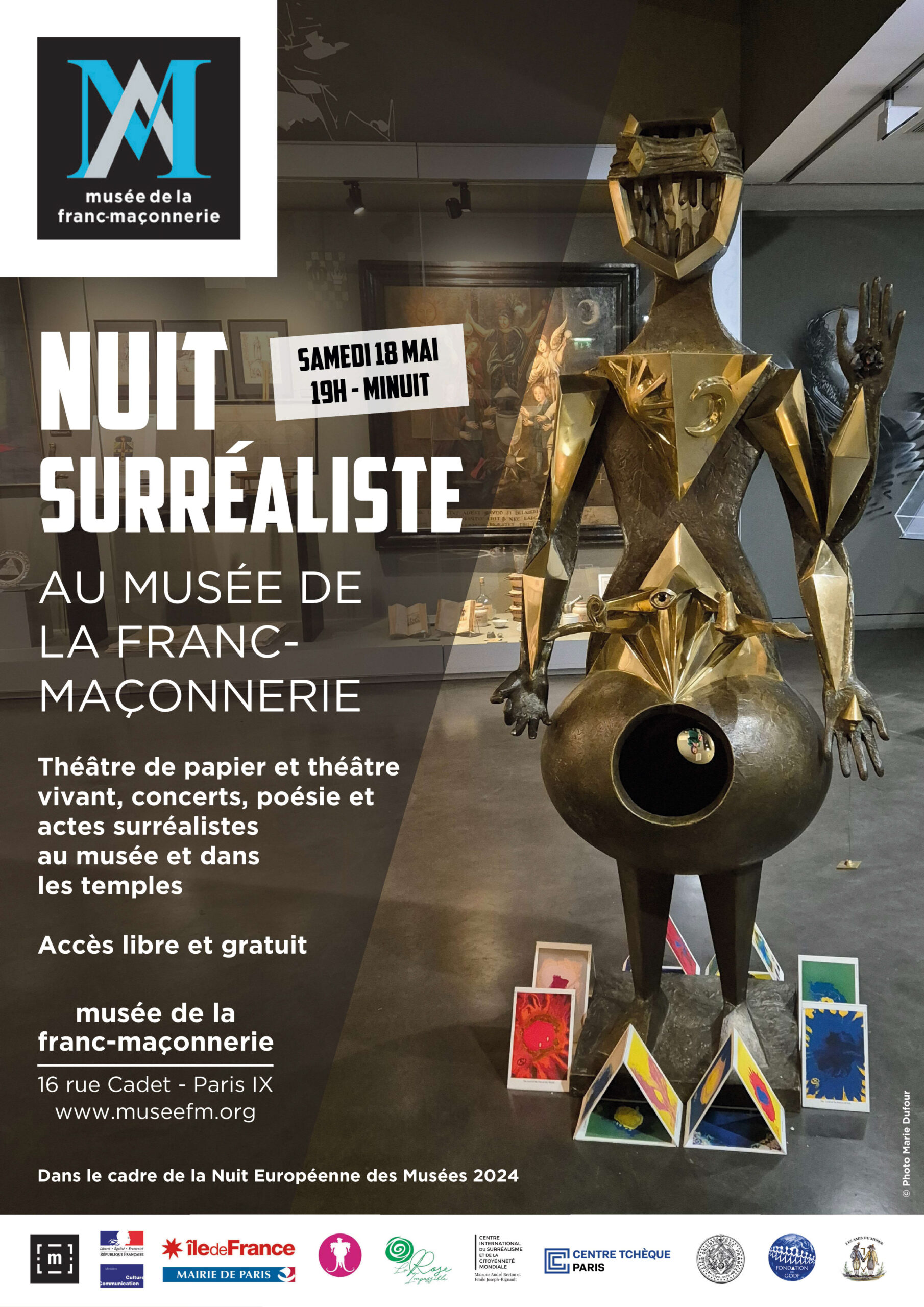 Nuit surréaliste au musée de la franc-maçonnerie