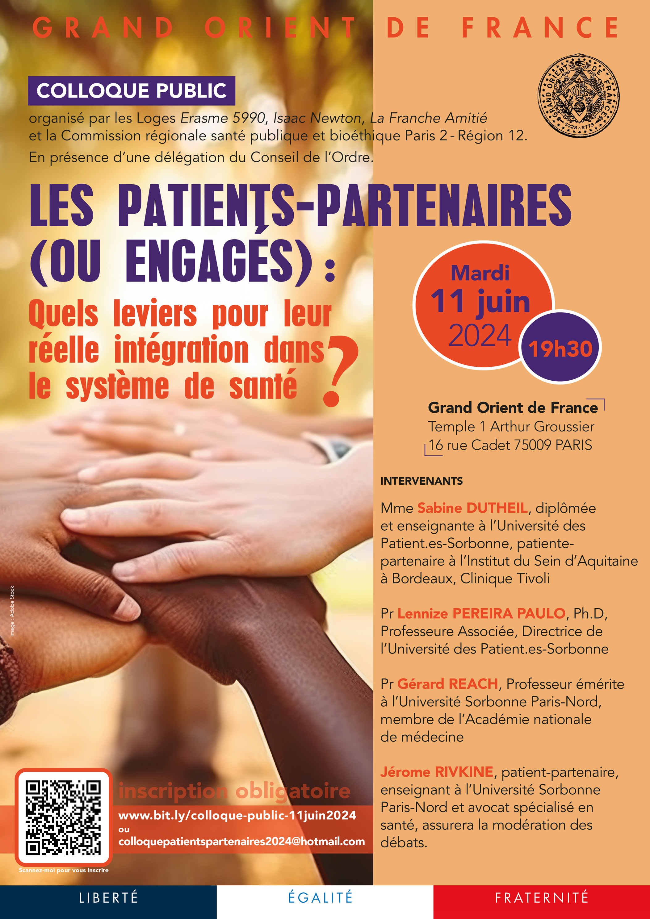 LES PATIENTS-PARTENAIRES (OU ENGAGÉS) : Quels leviers pour leur réelle intégration dans le système de santé ?