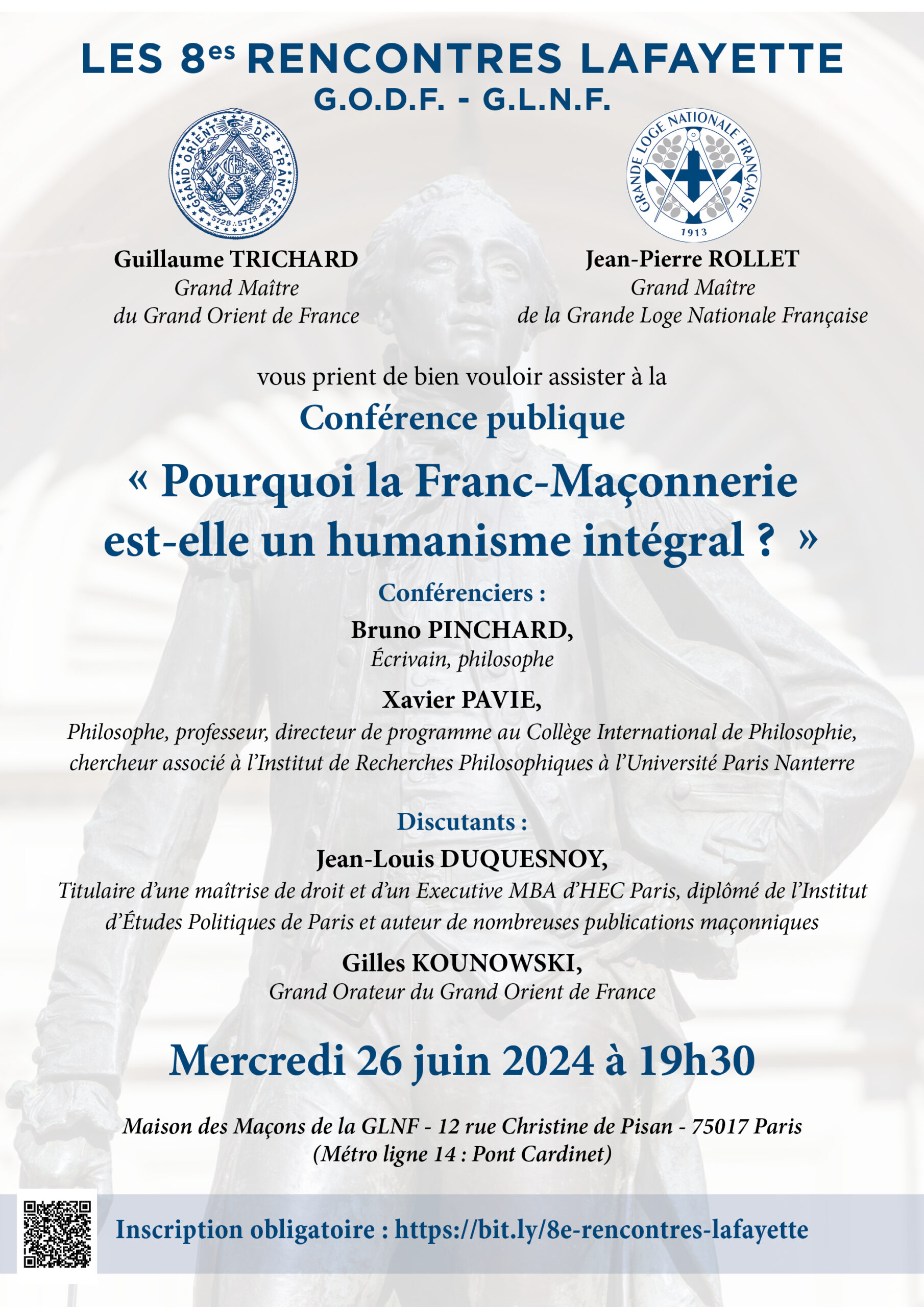 LES 8es RENCONTRES LAFAYETTE GODF - GLNF