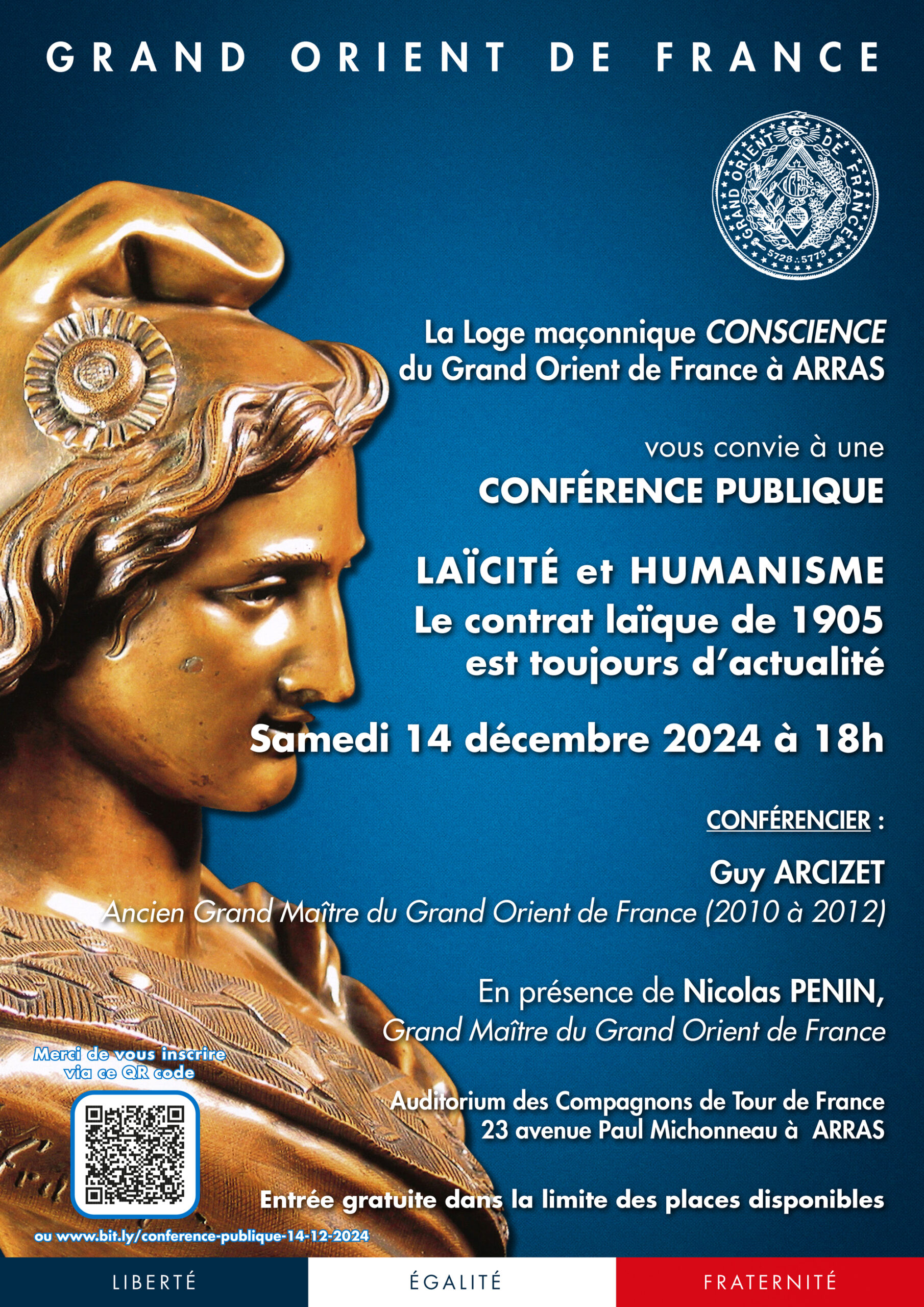 Laïcité et Humanisme, le contrat laïque de 1905 est toujours d’actualité