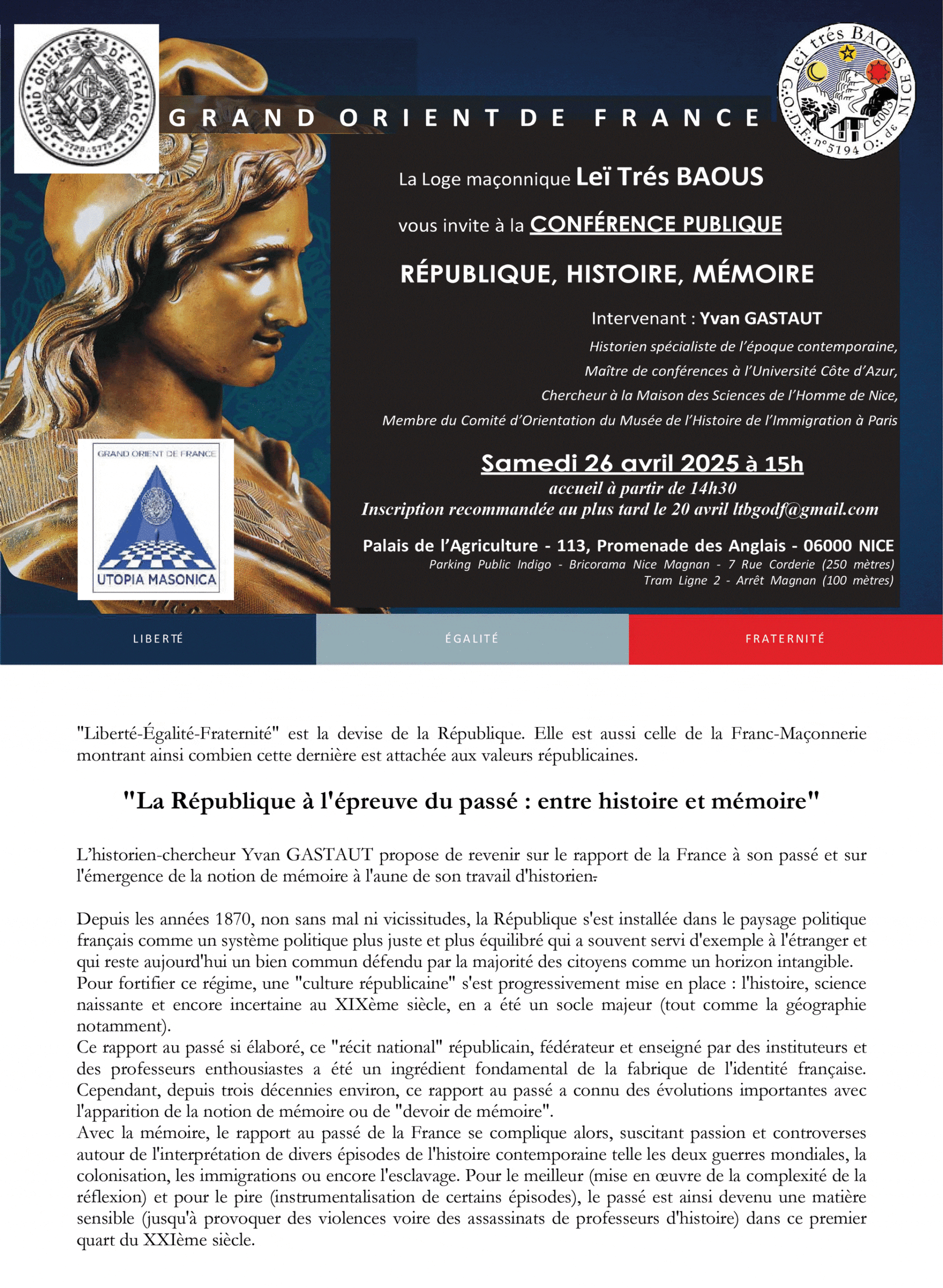 République, Histoire, Mémoire