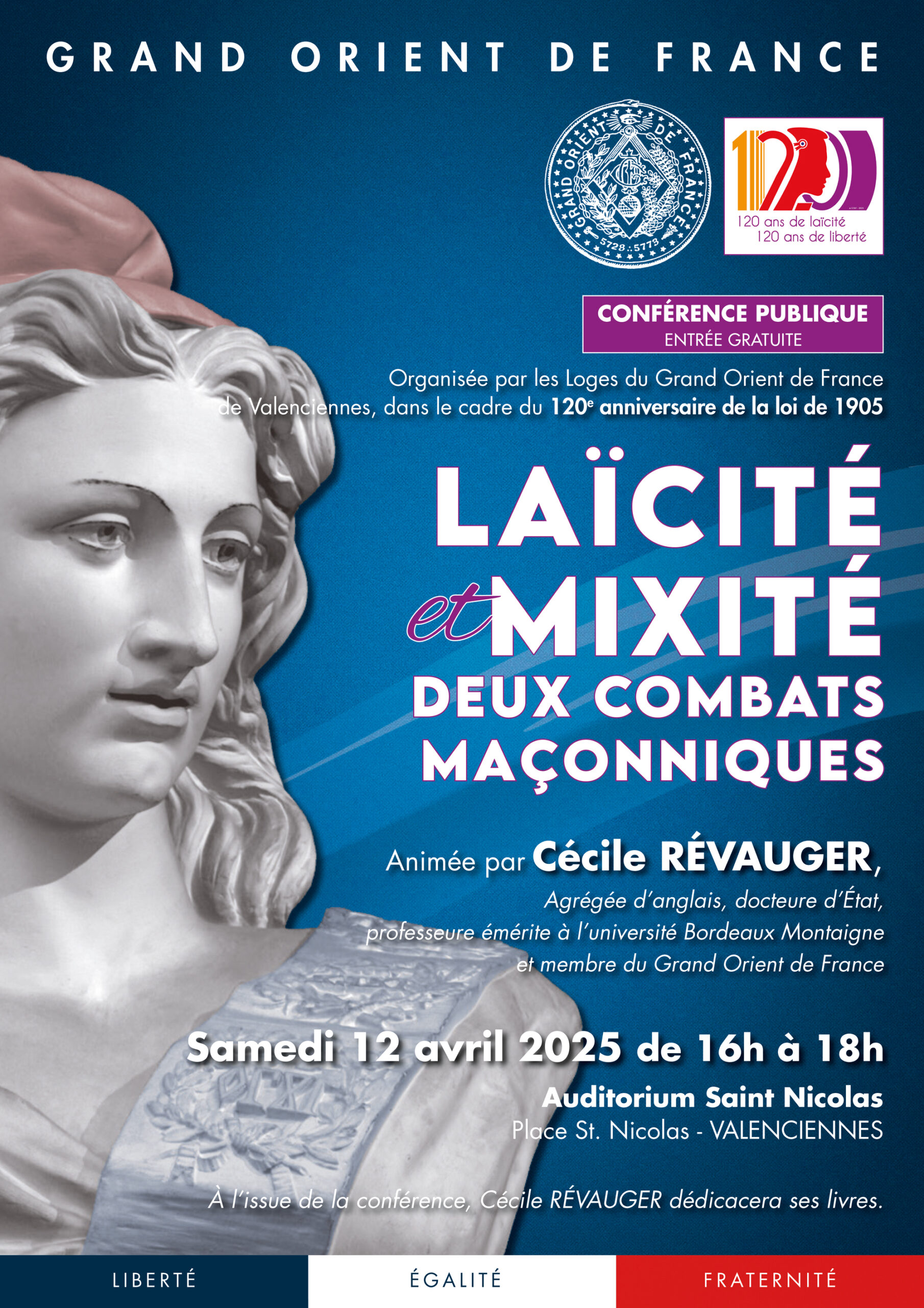 Laïcité et Mixité, deux combats maçonniques