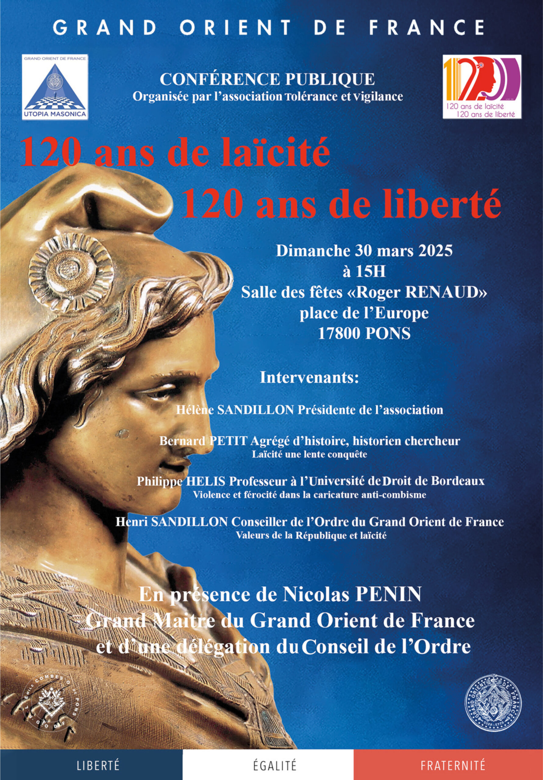 120 ans de laïcité, 120 ans de liberté