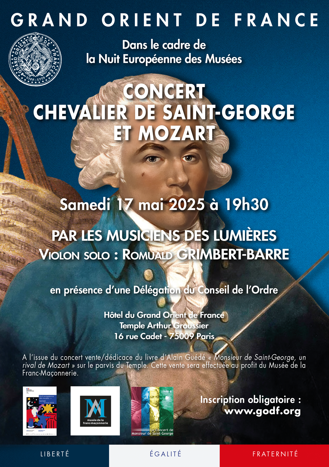Concert Chevalier de Saint-George et Mozart