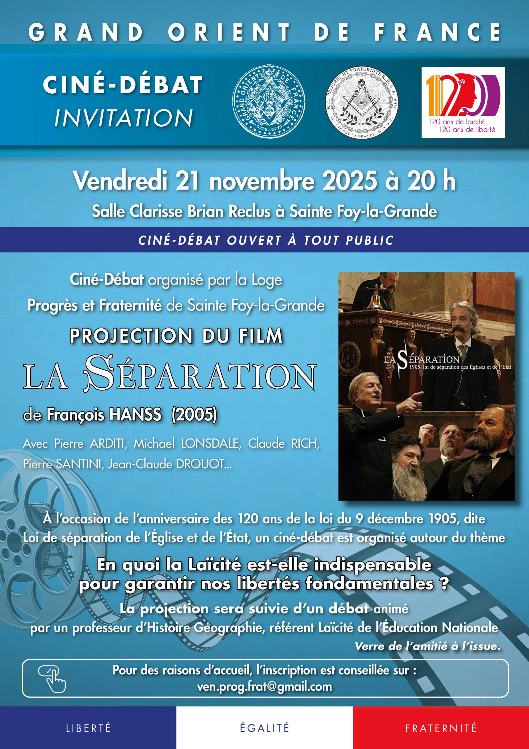 Projection du film 