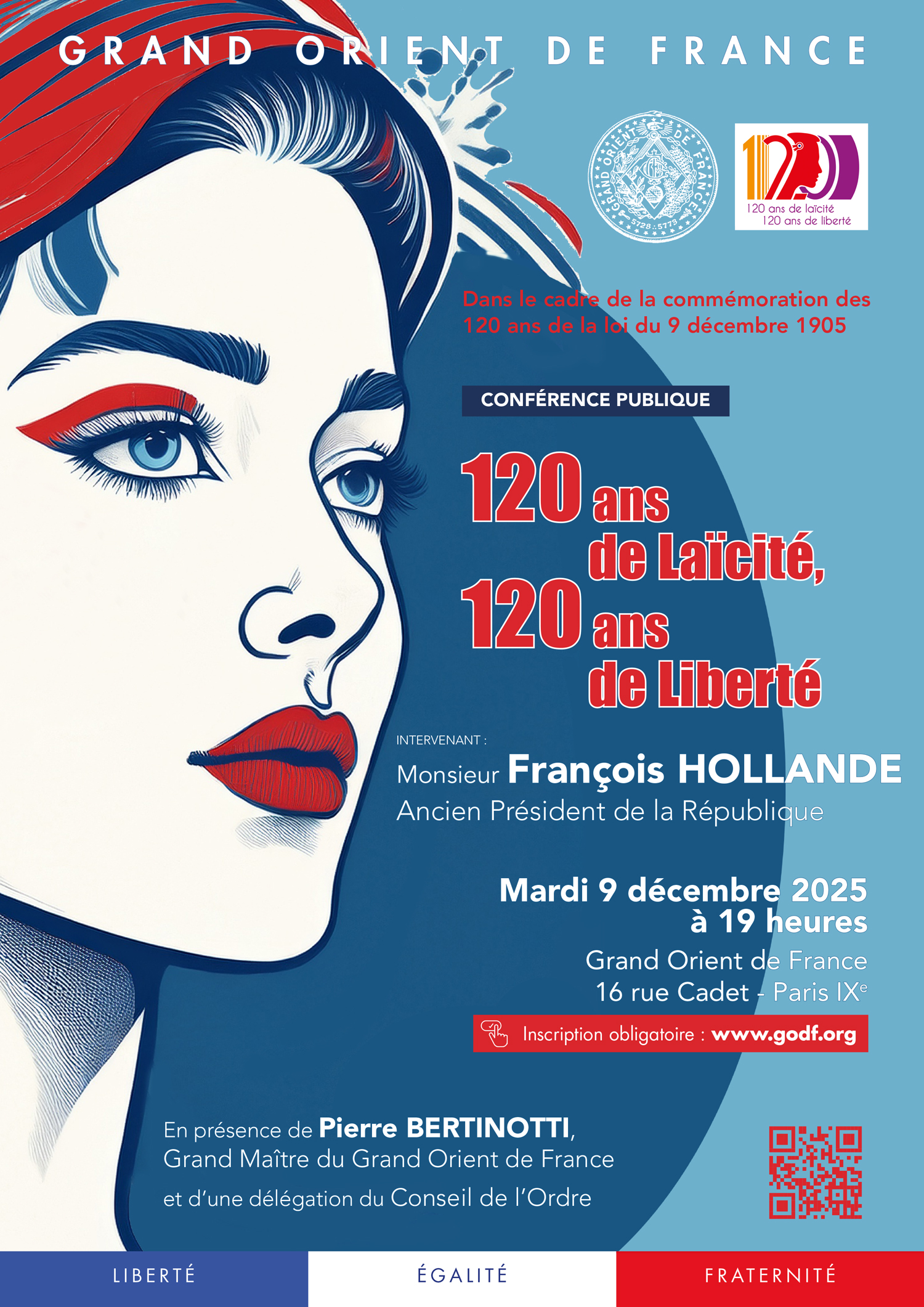 120 ans de Laïcité, 120 ans de Liberté