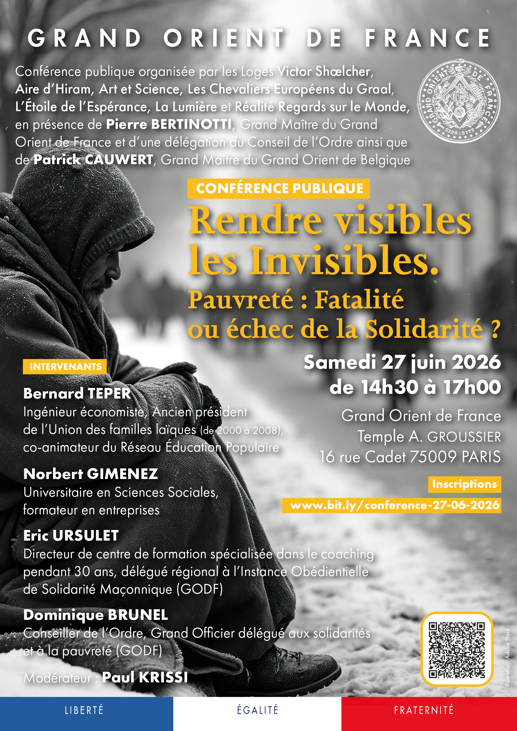 Rendre visibles les Invisibles. Pauvreté : Fatalité ou échec de la Solidarité ?