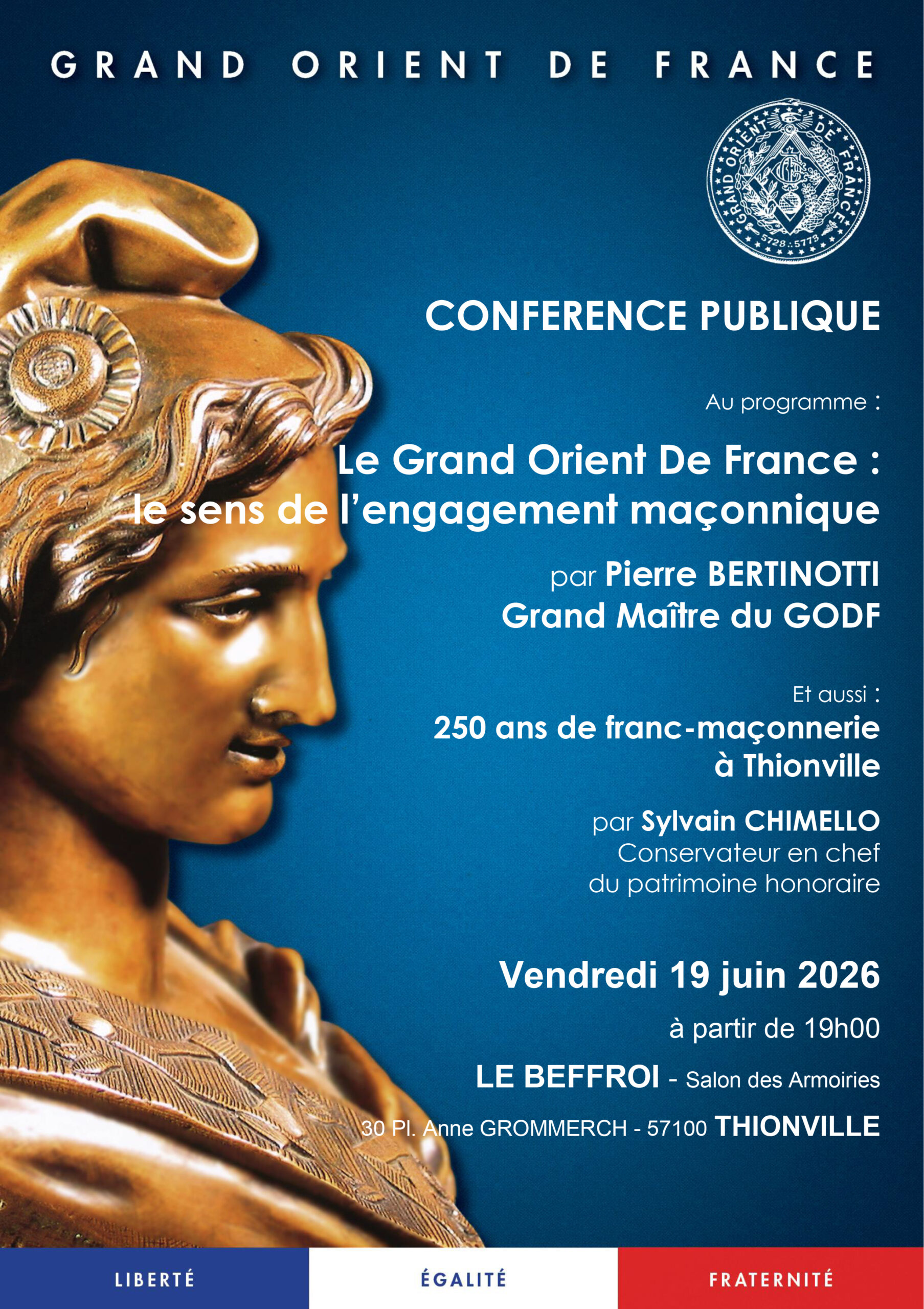 250 ans de Franc-maçonnerie à Thionville et le Grand Orient de France